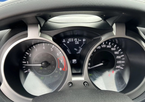 Nissan Juke cena 68900 przebieg: 103000, rok produkcji 2018 z Rydzyna małe 562